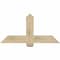 Ekena Millwork Eugene Rough Sawn Timber Gable Bracket, Douglas Fir, 48"W x 24"H x 6"D x 6"F, 12/12 Pitch GBW048X24X0606EUG00RDF - alternate 1